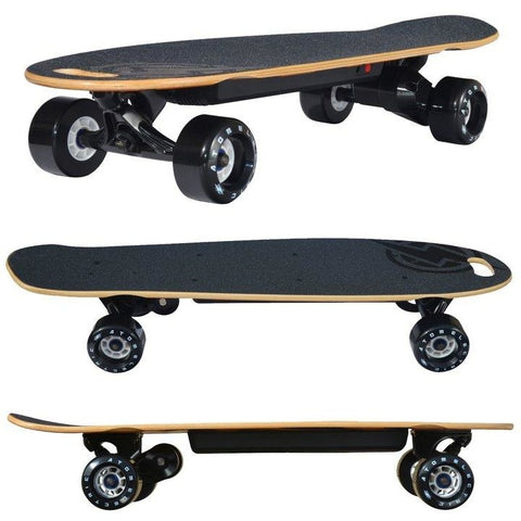 Atom Long Boards B10 Electric Skateboard - 3 Side Views