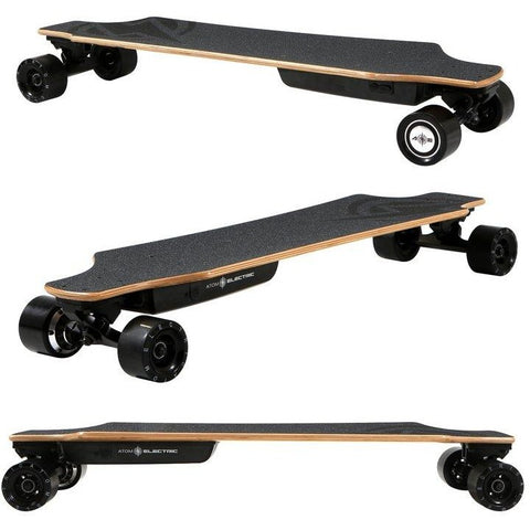 Atom Long Boards  H10 Electric Skateboard - 3 Side Views
