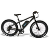 Image of Black Rims EMOJO Wildcat - Fat Tire Electric Bike - Side View