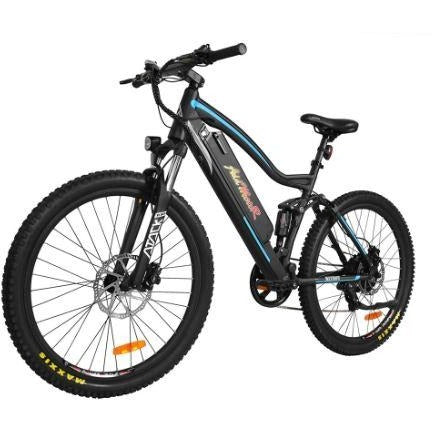 Blue AddMotor HitHot H1 Platinum - Electric Mountain Bike - Front