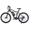 Image of Blue AddMotor HitHot H1 - Electric Mountain Bike - Side View