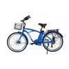 Image of Blue X-Treme Newport Electric Cruiser Bike - Side View