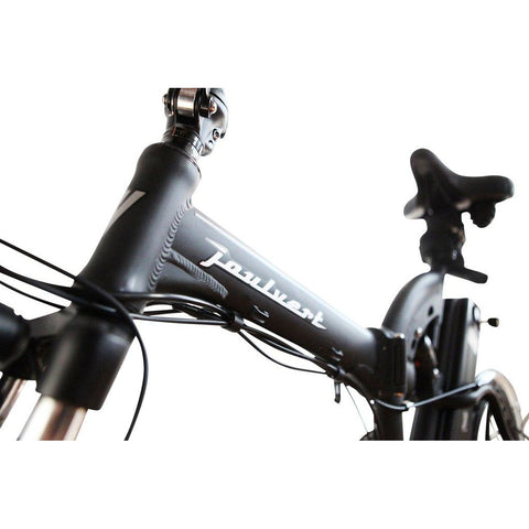 Black Joulvert Mercer - Folding Electric Bike - Frame View