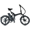 Image of Black Joulvert Mercer - Folding Electric Bike - Side View