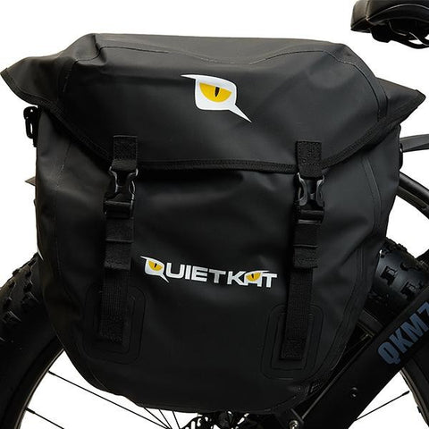 QuietKat - Pannier Bag Set - Side View of bag