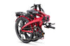 Image of Red Fifield Jetty 4.0 - Folding Electric Bike - Folded