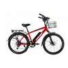 Image of Red X-Treme Laguna Beach Cruiser 48V Electric Cruiser Bike - Side View