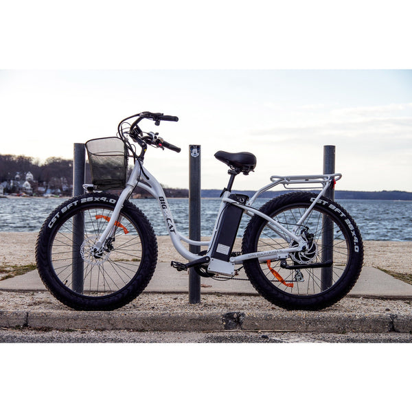 Big cat electric long beach cruiser electric bike outlet