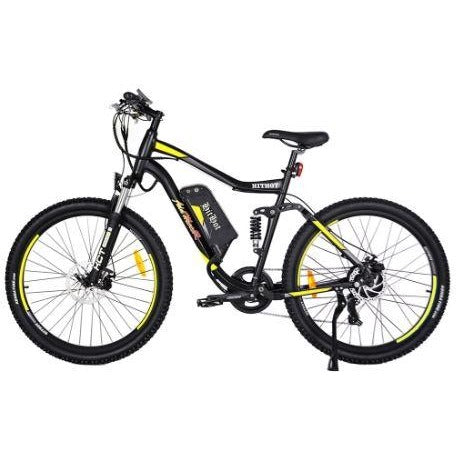 Yellow AddMotor HitHot H1 - Electric Mountain Bike - Side View