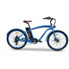 Image of Blue EMOJO Hurricane - Cruiser Electric Bike - Side View