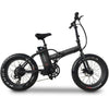Image of Black and Black EMOJO Lynx - Fat Tire Folding Electric Bike - Side View