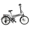 Image of Silver Enzo eBikes - Folding Electric Bike - Side View