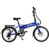Image of Blue Enzo eBikes - Folding Electric Bike - Side View