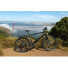 Image of Black Espin Sport - Electric Commuter Bike - In front of the Golden Gate Bridge