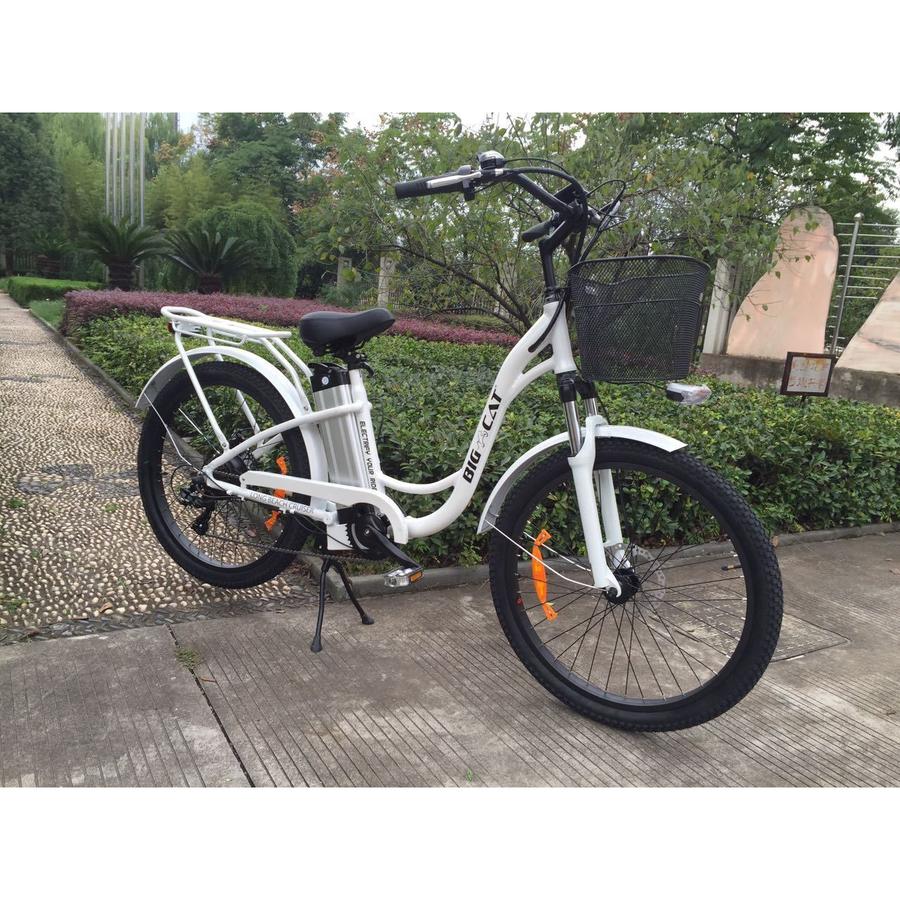 Big Cat Long Beach Cruiser 500 Electric Cruiser Bike – Electric