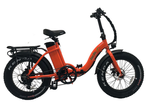 Green Bike USA GB750 Fat Tire Step Thru-Folding Electric Bike