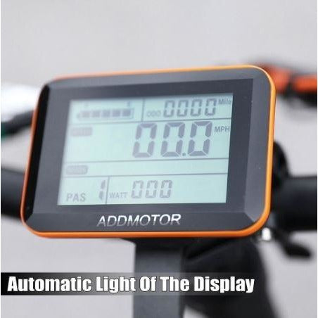 AddMotor Motan M150 P7 - Folding Fat Tire Electric Bike - Display