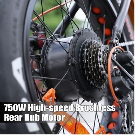 AddMotor Motan M150 P7 - Folding Fat Tire Electric Bike - Gears