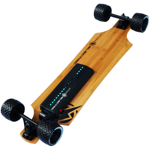 Atom Long Boards B10X All-Terrain Electric Skateboard - Bottom View