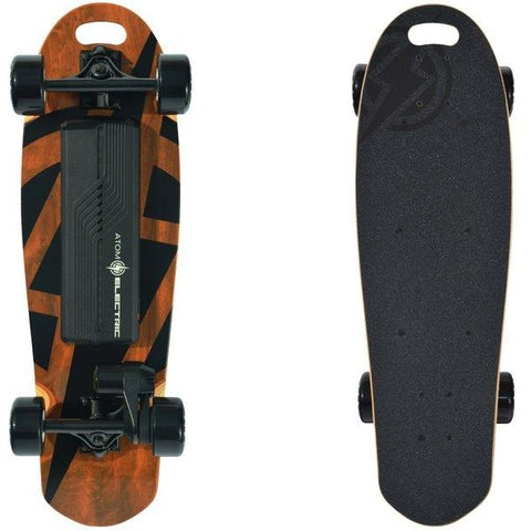 Atom Long Boards B10 Electric Skateboard -Bottom and Top View