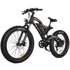 Image of Black AddMotor Motan M850 750W - Electric Mountain Bike - Front View