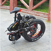 Image of AddMotor Motan M150 P7 - Folding Fat Tire Electric Bike - Folded