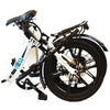Image of Black Ness Icon Folding Electric Bike - Folded