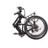 Image of Black X-Treme X-Cursion Elite 36V Folding Electric Mountain Bike - Folded