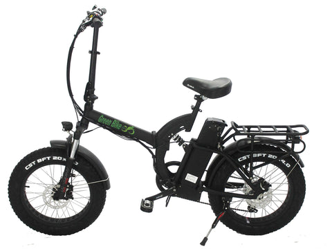 Green Bike USA GB750 Fat Tire - Folding Electric Bike