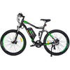 Image of Green AddMotor HitHot H1 - Electric Mountain Bike - Side View