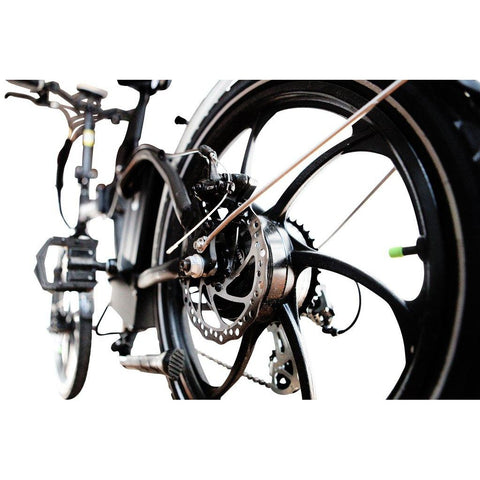 Joulvert Mercer - Folding Electric Bike - Rear Wheel