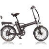 Image of Black Joulvert Playa Journey - Folding Electric Bike - Side View with Rear Seat