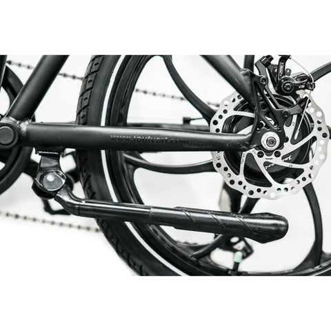 Joulvert Stealth - Folding Electric Bike - Rear Wheel and gears