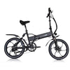 Image of Black Joulvert Stealth - Folding Electric Bike - Side View