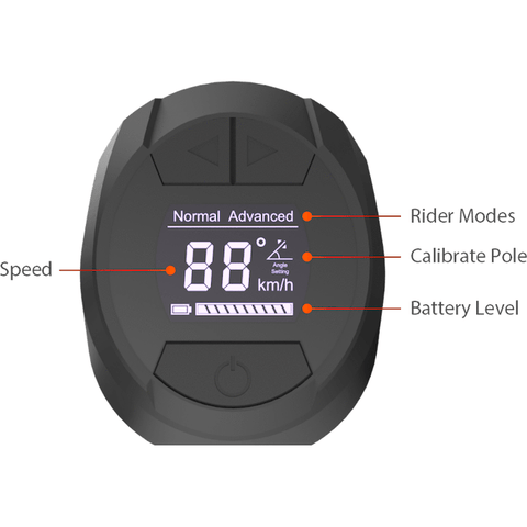 Kiwano KO1 Self Balancing Electric Scooter - Display