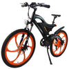 Image of Orange AddMotor HitHot H2 w/ MAG Wheel - Electric Mountain Bike - Front View