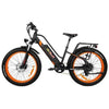 Image of Orange AddMotor Motan M450 - Fat Tire Electric Bike - Side View
