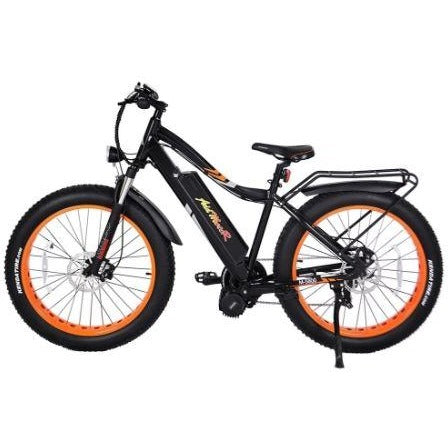 Orange AddMotor Motan M5800 - Fat Tire Electric Bike - Side View