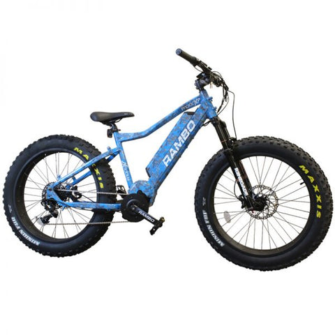 Rambo 1000W Xtreme - Fat Tire Electric Mountain Bike