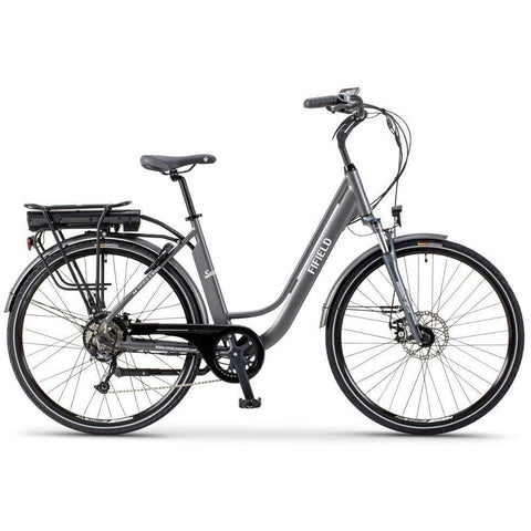 Silver Fifield Seaside - Electric Cruiser  Bike - Side View