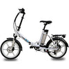 Image of White Ness Icon Folding Electric Bike - Side View