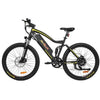 Image of Yellow AddMotor HitHot H1 Platinum - Electric Mountain Bike - Side View