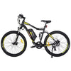 Image of Yellow AddMotor HitHot H1 - Electric Mountain Bike - Side View