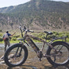 Image of QuietKat - FatKat Pannier Rack - On a E-Bike in the river