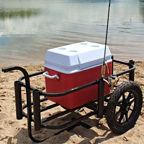 Rambo Bikes - Aluminum Fishing Cart - With Cooler in it