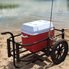 Image of Rambo Bikes - Aluminum Fishing Cart - With Cooler in it