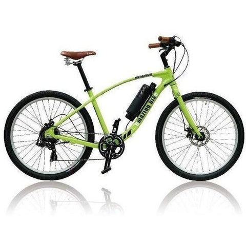 Green Emazing Coeus 73h3h Electric Cruiser Bike - Side View