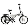 Image of White Enzo eBikes - Folding Electric Bike - Side View