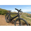 Image of Black Espin Sport - Electric Commuter Bike - On a dirt trail
