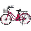 Image of Pink X-Treme Malibu Electric Cruiser Bike - Side View